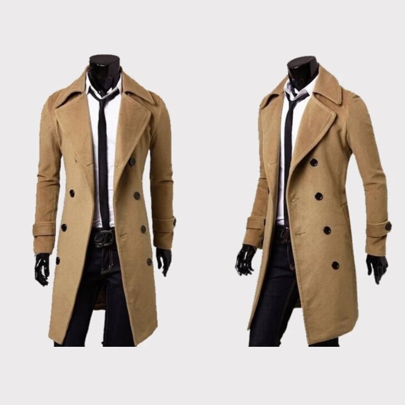 DUMONT LYON | WOOLEN DOUBLE - BREASTED COAT - Bellanza