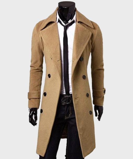DUMONT LYON | WOOLEN DOUBLE - BREASTED COAT - Bellanza