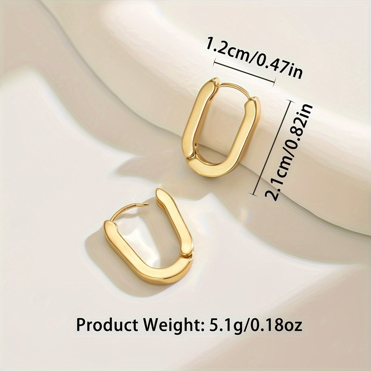 Elegante geometrische creolen - Bellanza