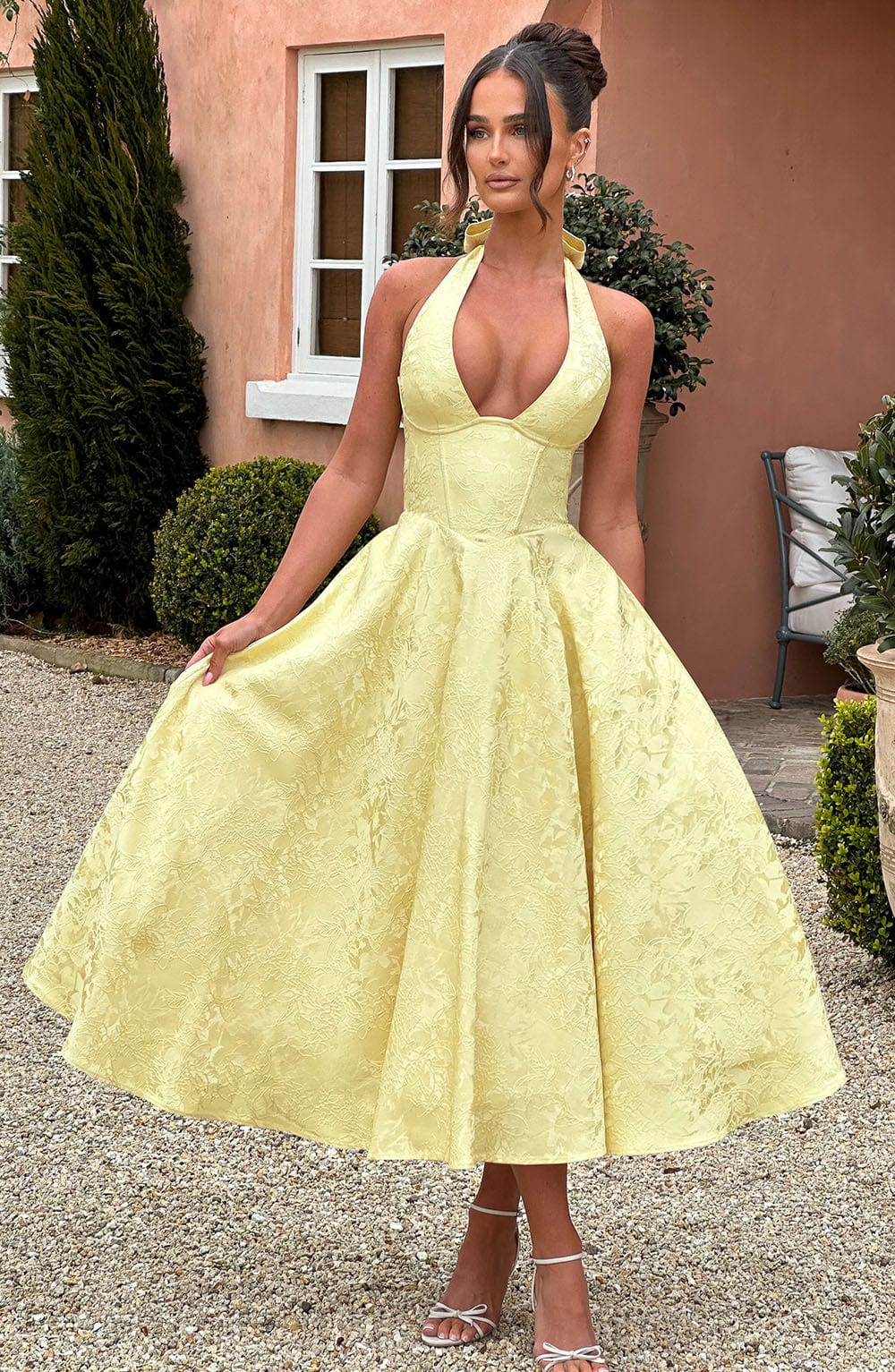 Esmeralda | Elegante Midi - jurk - bellanza