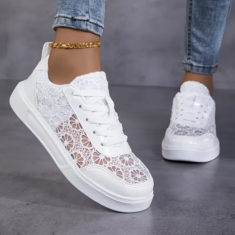 Camille | Elegante kant sneakers