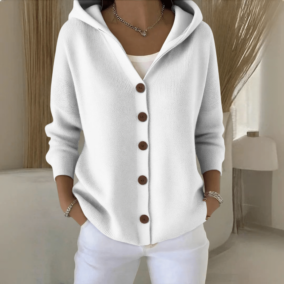 Felicia | Trendy Wollen Vest - Bellanza
