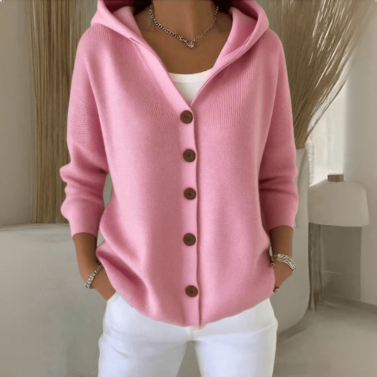 Felicia | Trendy Wollen Vest - Bellanza