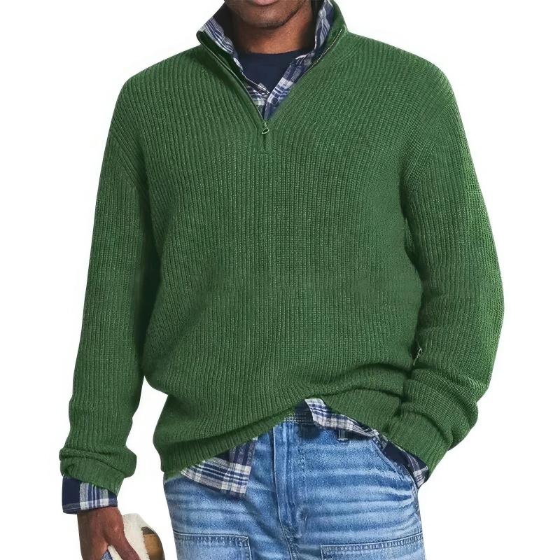 Finn | Pull en Tricot à Fermeture Éclair pour Homme - bellanza
