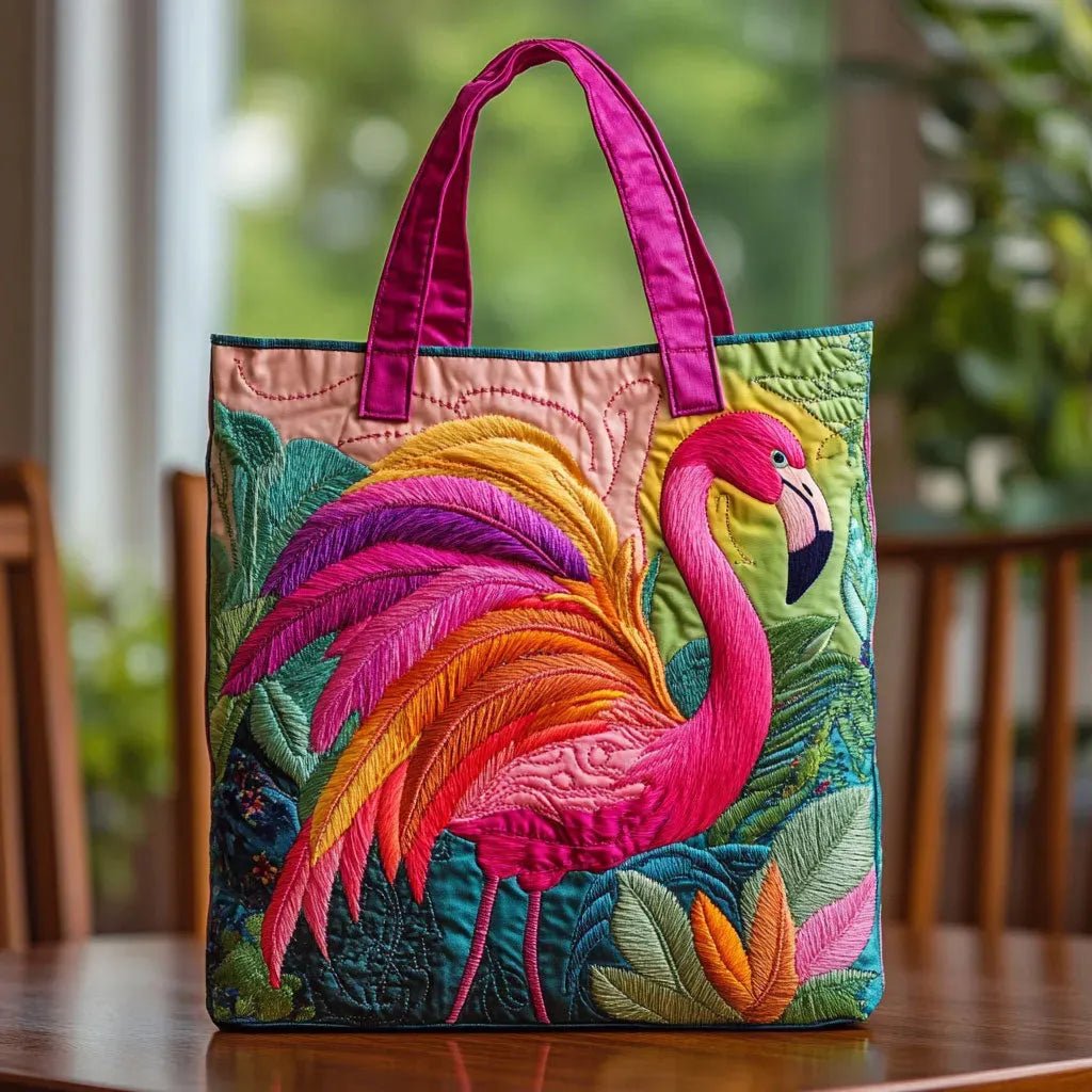 Flamant - Tote Bag Matelassé Chic - Bellanza