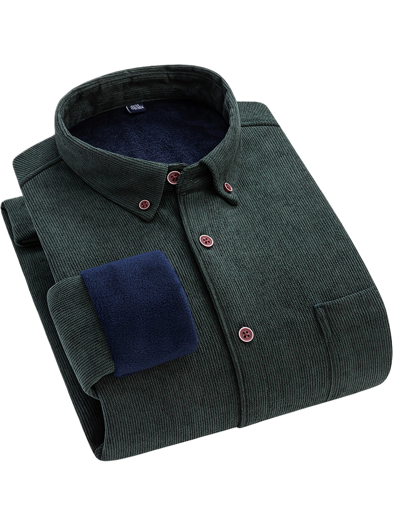 Flyn | Heren corduroy shirt met warme fleecevoering - Bellanza