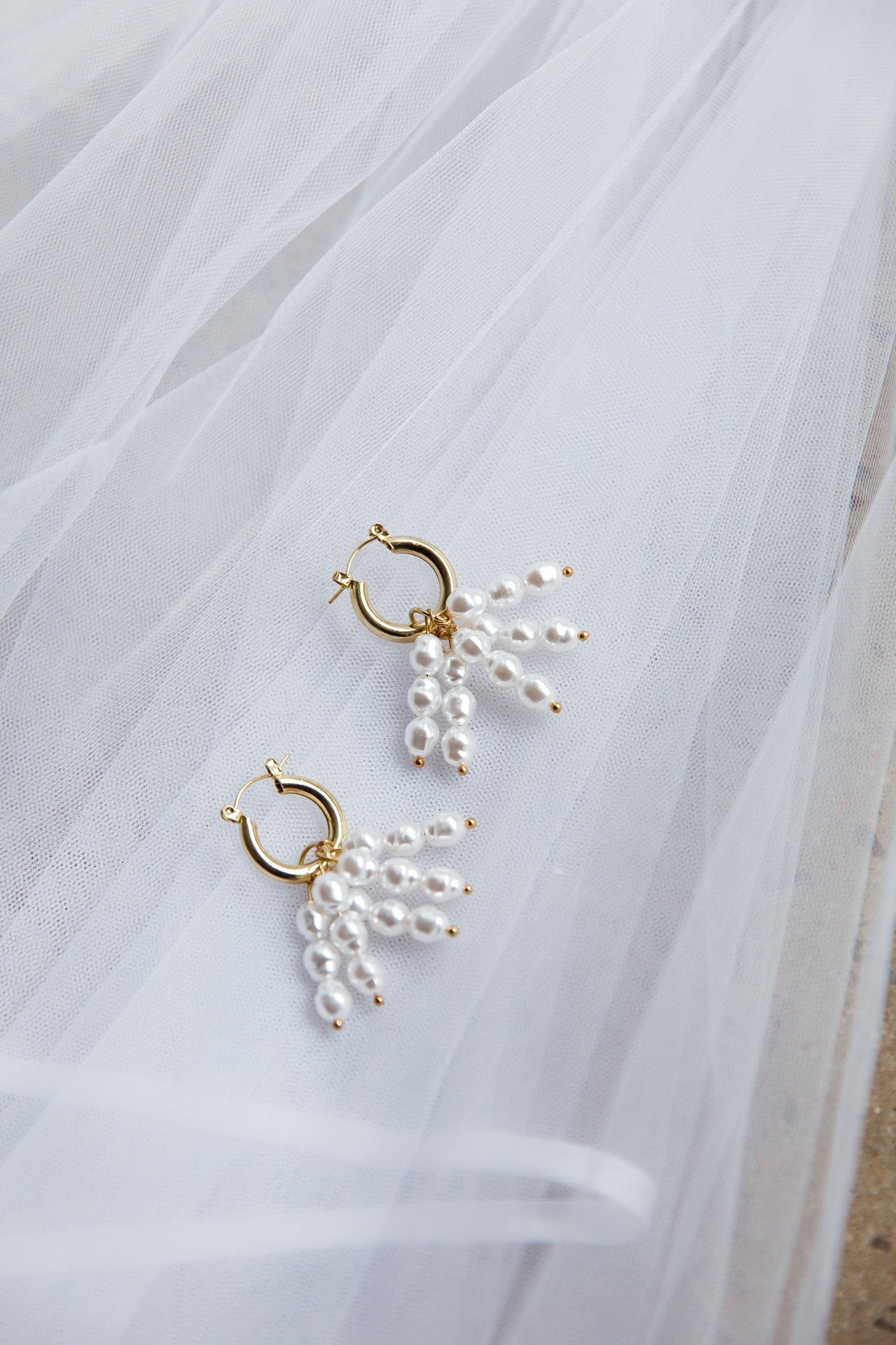 Forever Pearls Gouden Oorbellen - Bellanza