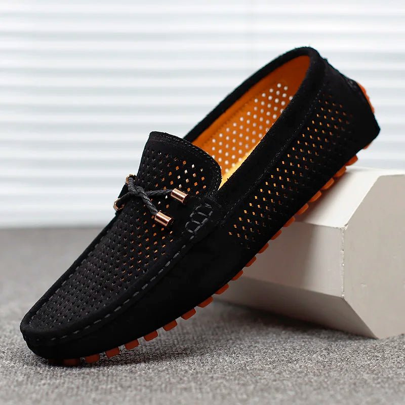 Giovanni™ | Ademende Leren Loafers - bellanza