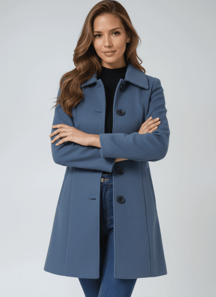 Gisel | Elegante winterjas voor dames met knopen - Bellanza