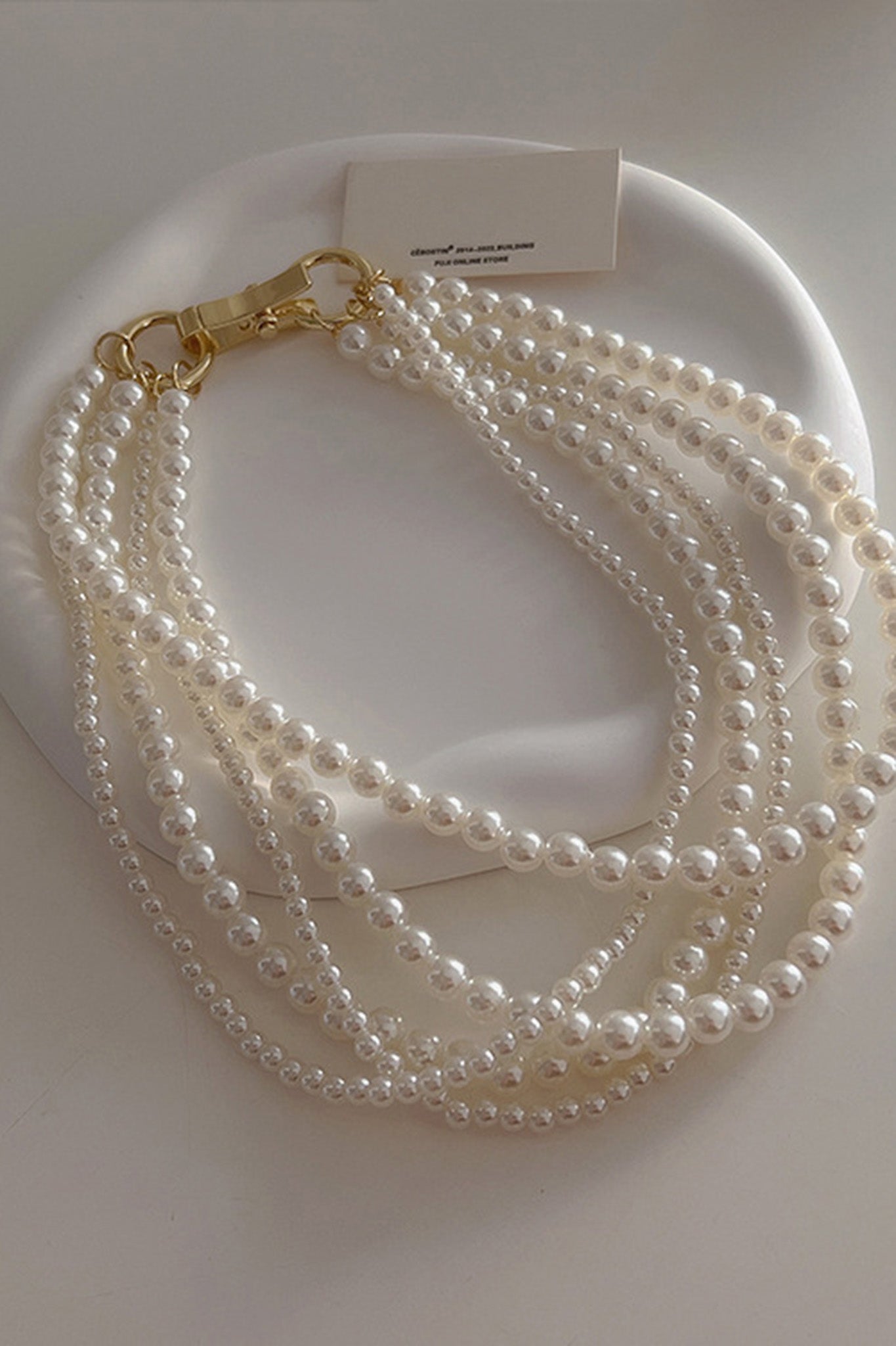 Giselle Gouden Parelcollier - Bellanza