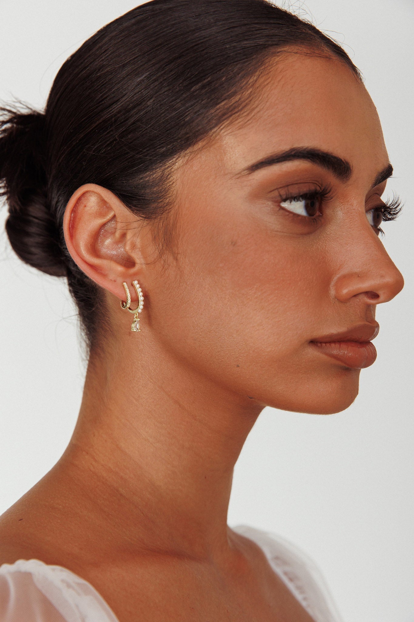 Illusion Double Piercing Dawn Oorbellen - Bellanza