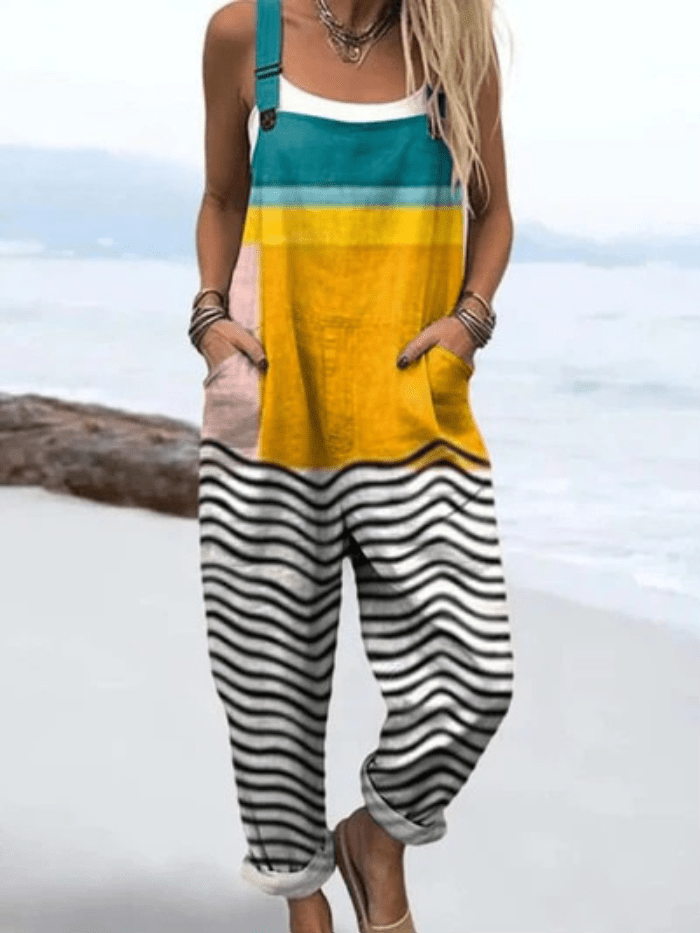 Ilse - Vintage Zomer Jumpsuit - bellanza