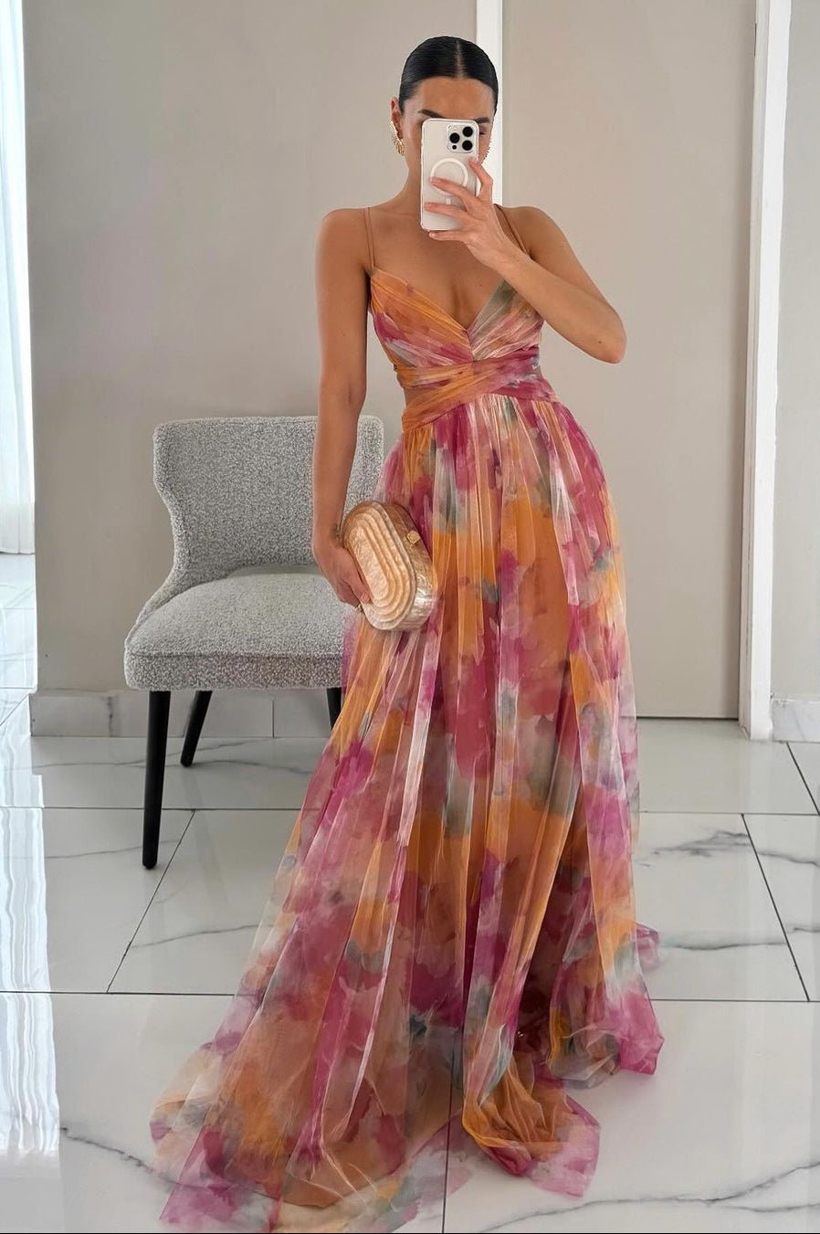 Imogen | Elegante Maxijurk - bellanza