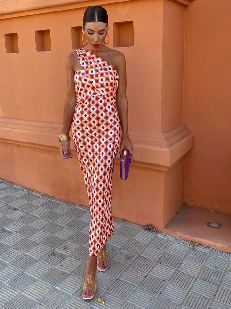 Irmgardi – Elegante midi - jurk - bellanza