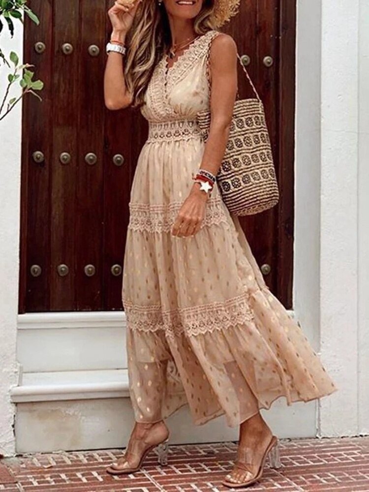 Joanna | Boho Maxikleed - bellanza