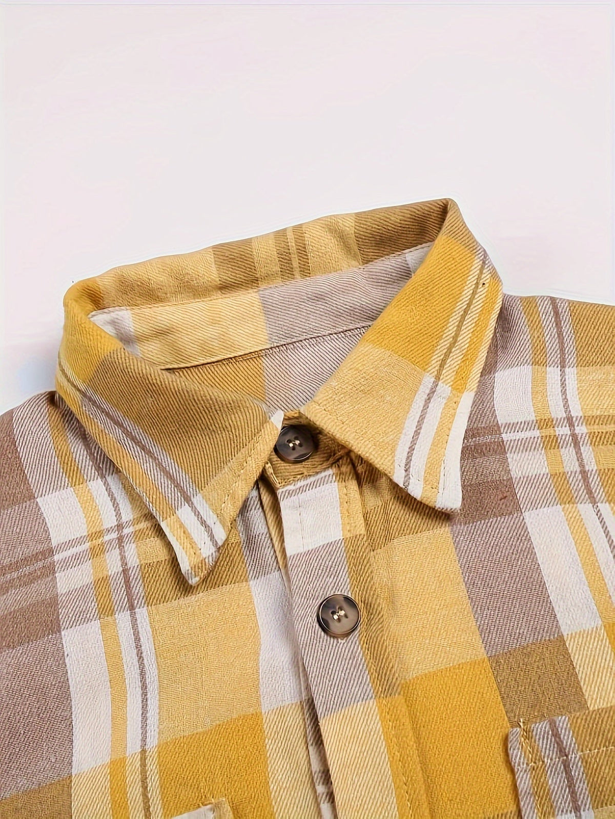 Jolanda | Elegante Geruite Zomer Blouse met Lange Mouwen - Bellanza