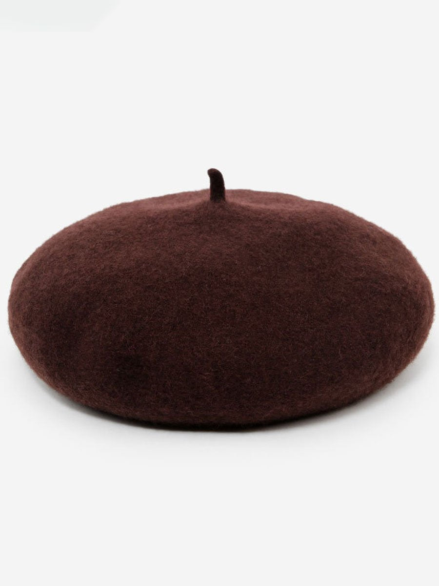 Modieuze Herfst- en Winter Retro Wol Beret Hoed