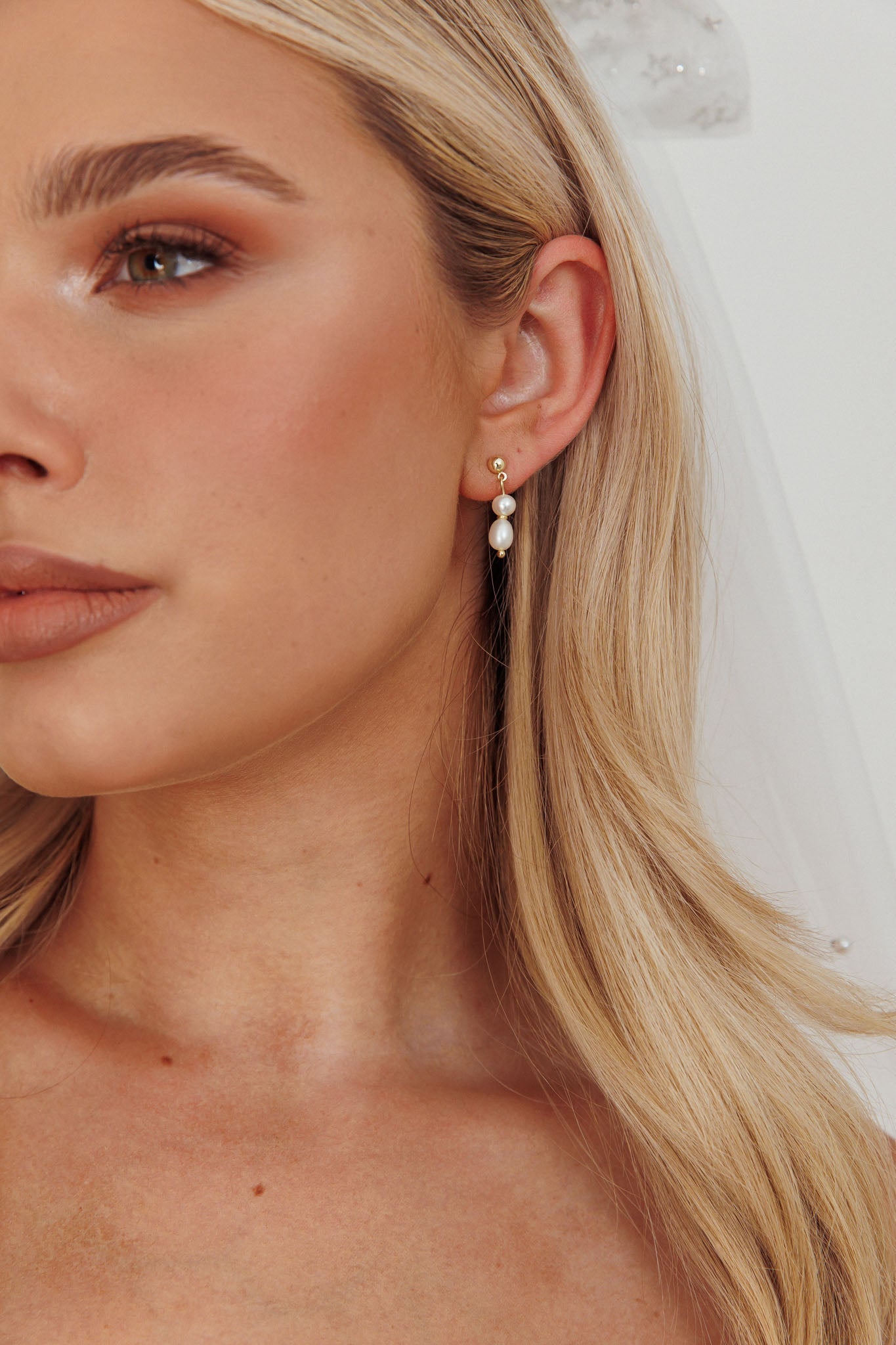 Julia Or Oorbellen met Parels - Bellanza