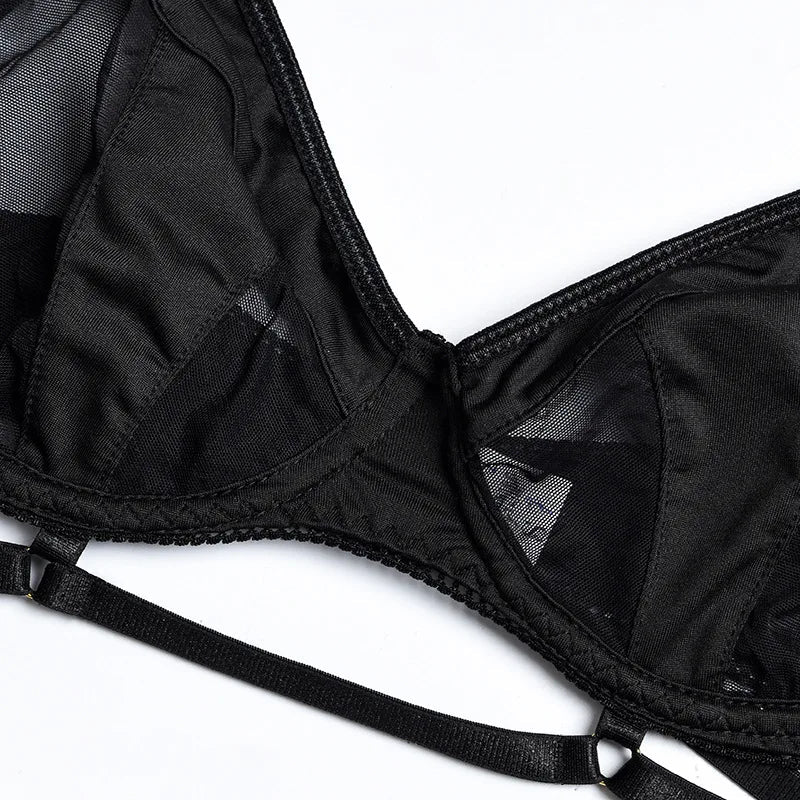 Julietta | 3 - Delige Franse Lingerie Set - bellanza