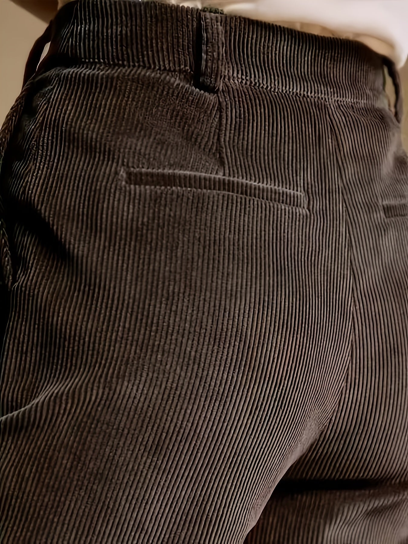 Juna | Elegante corduroy broek voor dames - Bellanza