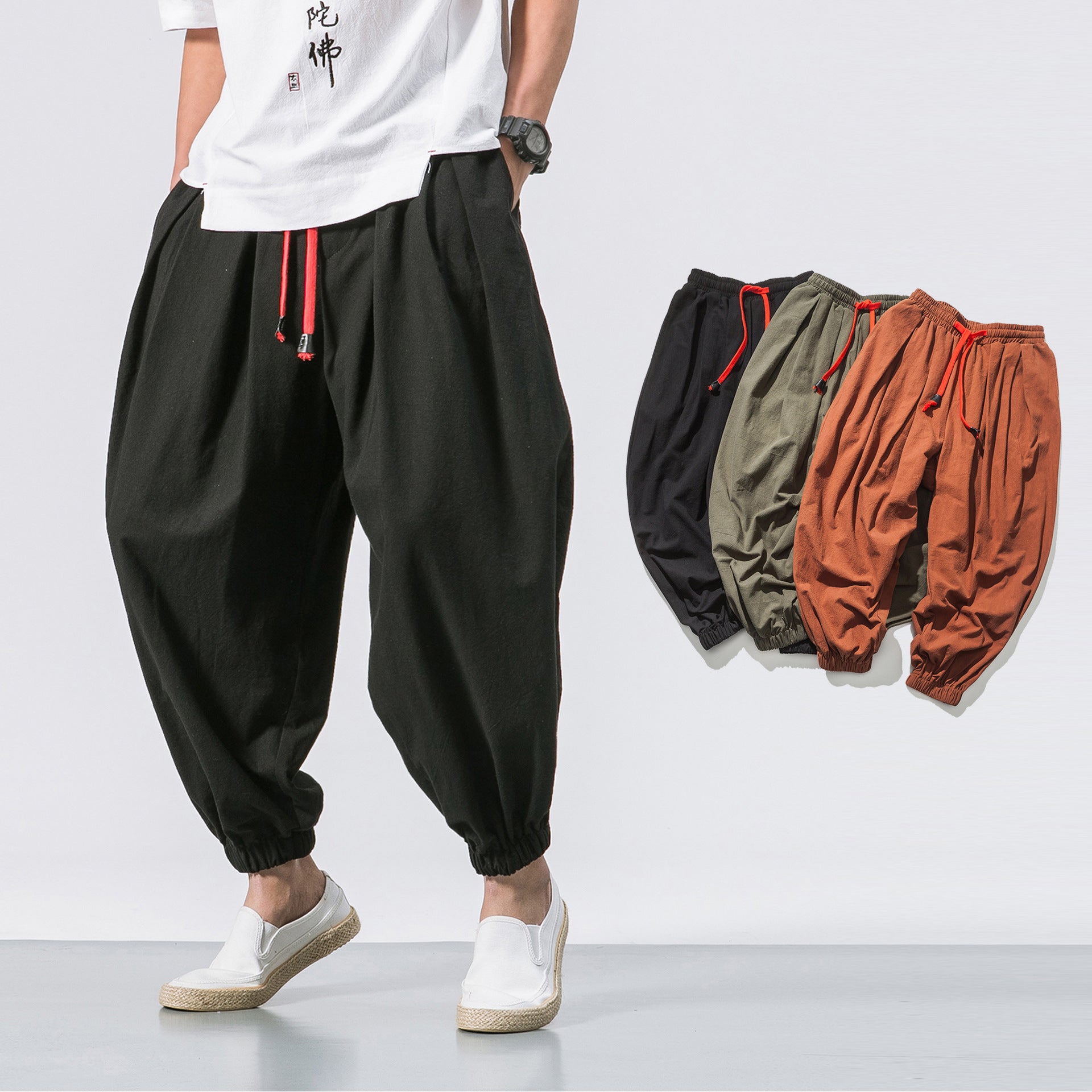 Katana | Japan Style Oversized Heren Broek - Bellanza