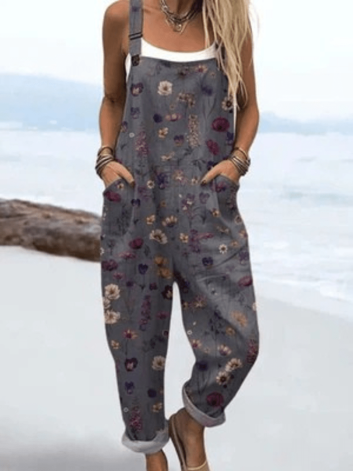 Kelly - Lichte Vintage Jumpsuit - bellanza