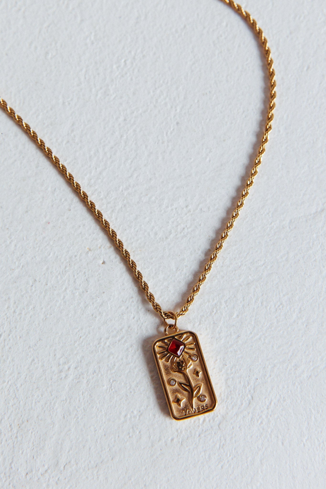 Ketting Hanger Koord Ida Goud - Bellanza