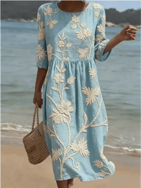 Kimberly - Elegante Bloemenjurk - Bellanza