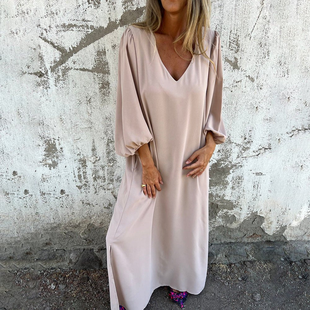 Robe longue boho avec poches