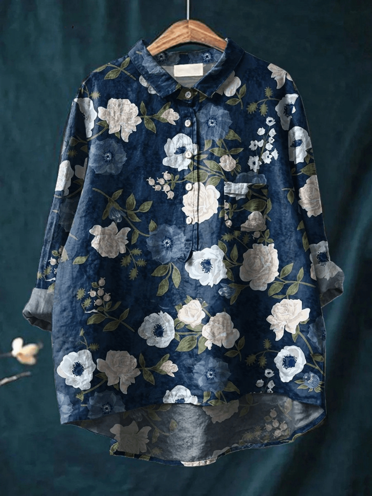 Lauren - Luchtige Bloemenblouse - Bellanza