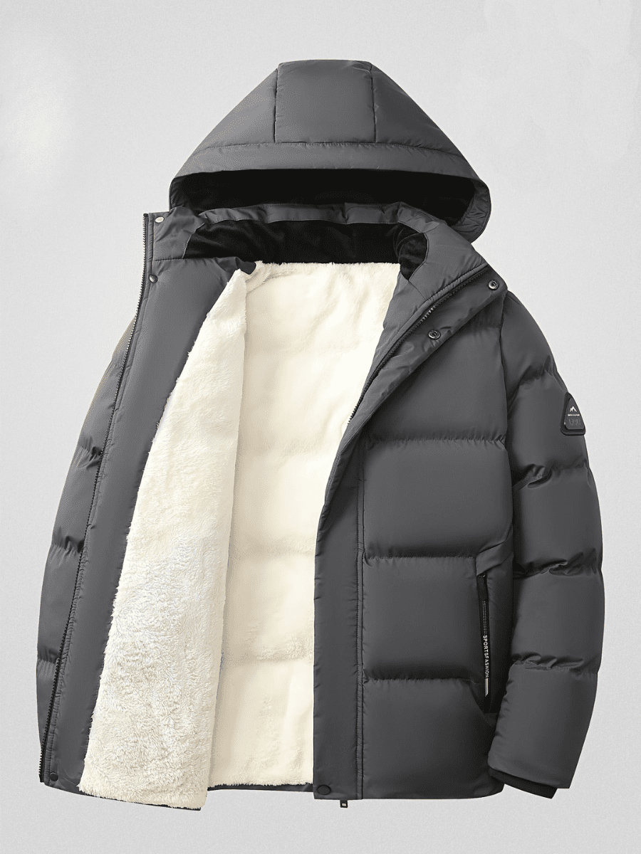 Laurent | Stijlvolle en Comfortabele Pufferjas met Afneembare Capuchon - Bellanza