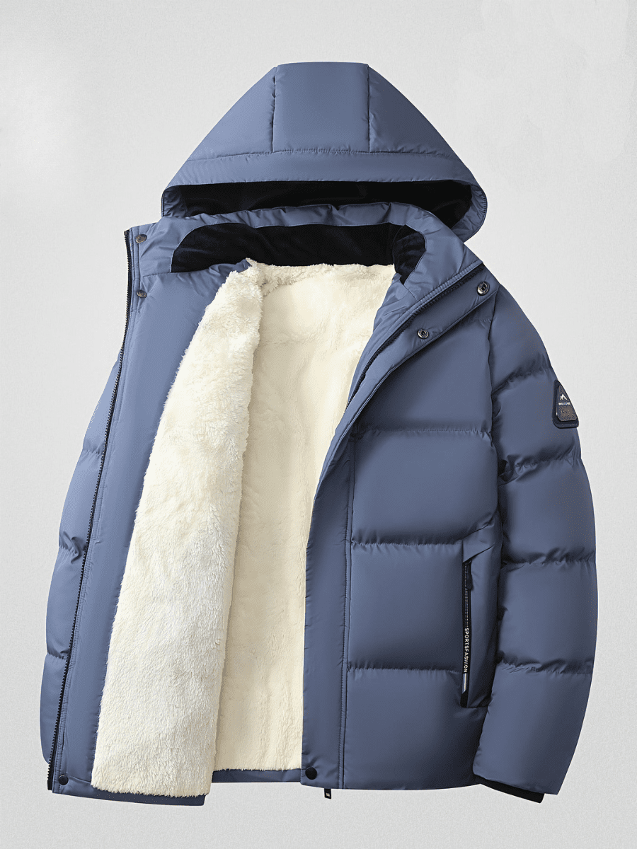 Laurent | Stijlvolle en Comfortabele Pufferjas met Afneembare Capuchon - Bellanza