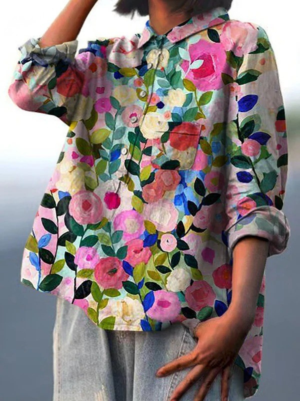Leah - Casual Overhemd Lente - Bellanza