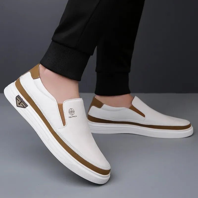 Levin | Casual leren instapschoenen voor heren - Bellanza