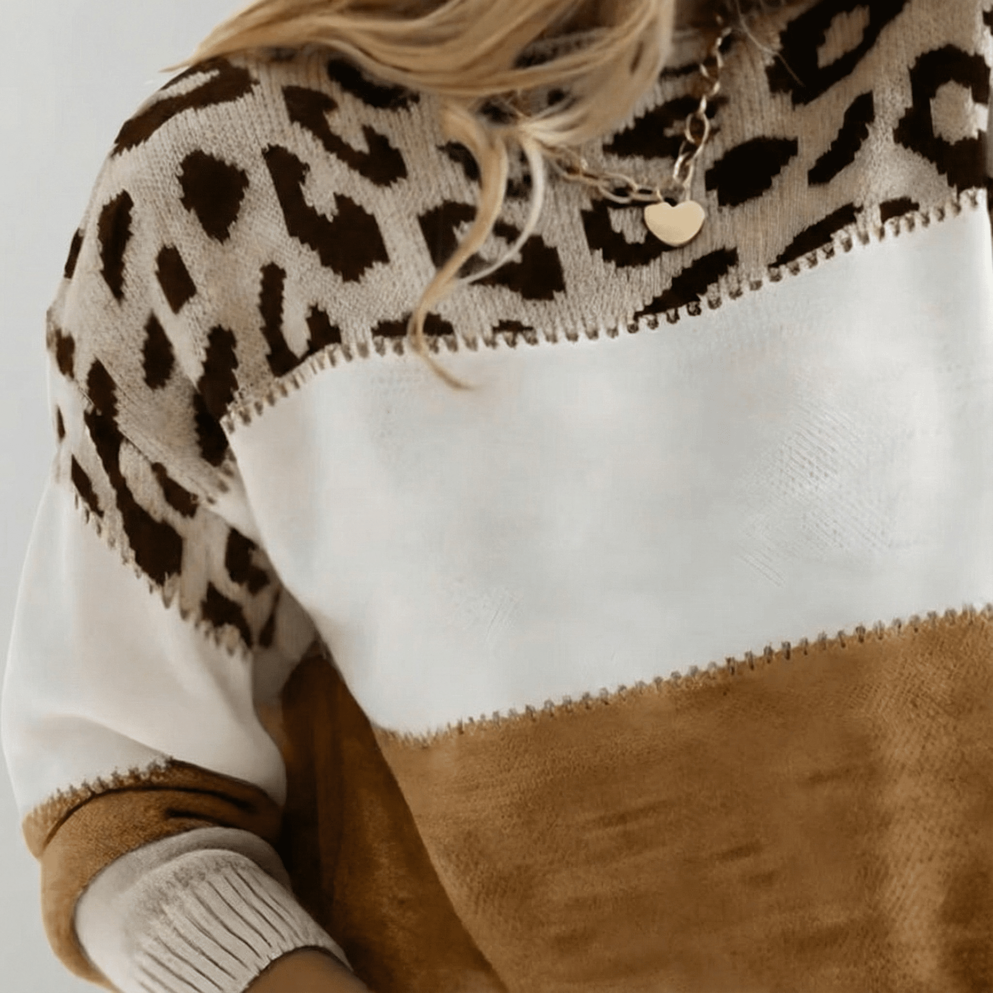 Linde | Elegante luipaardtrui voor dames - Bellanza