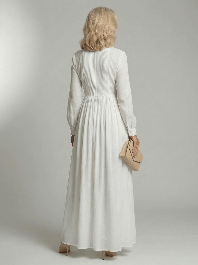 Lioren | Maxi Jurk Zachte Flow - Bellanza