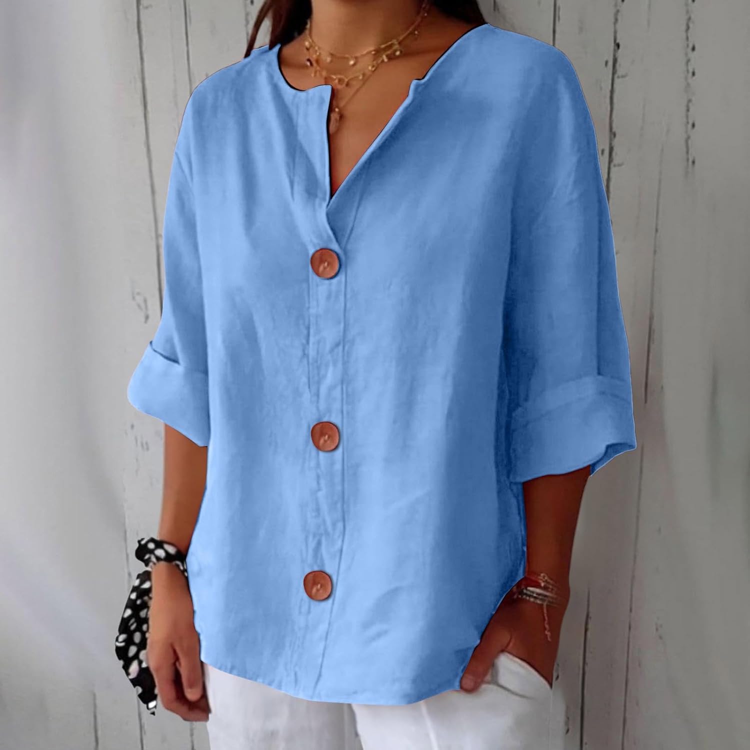 Lisa - Casual Dames Blouse - bellanza
