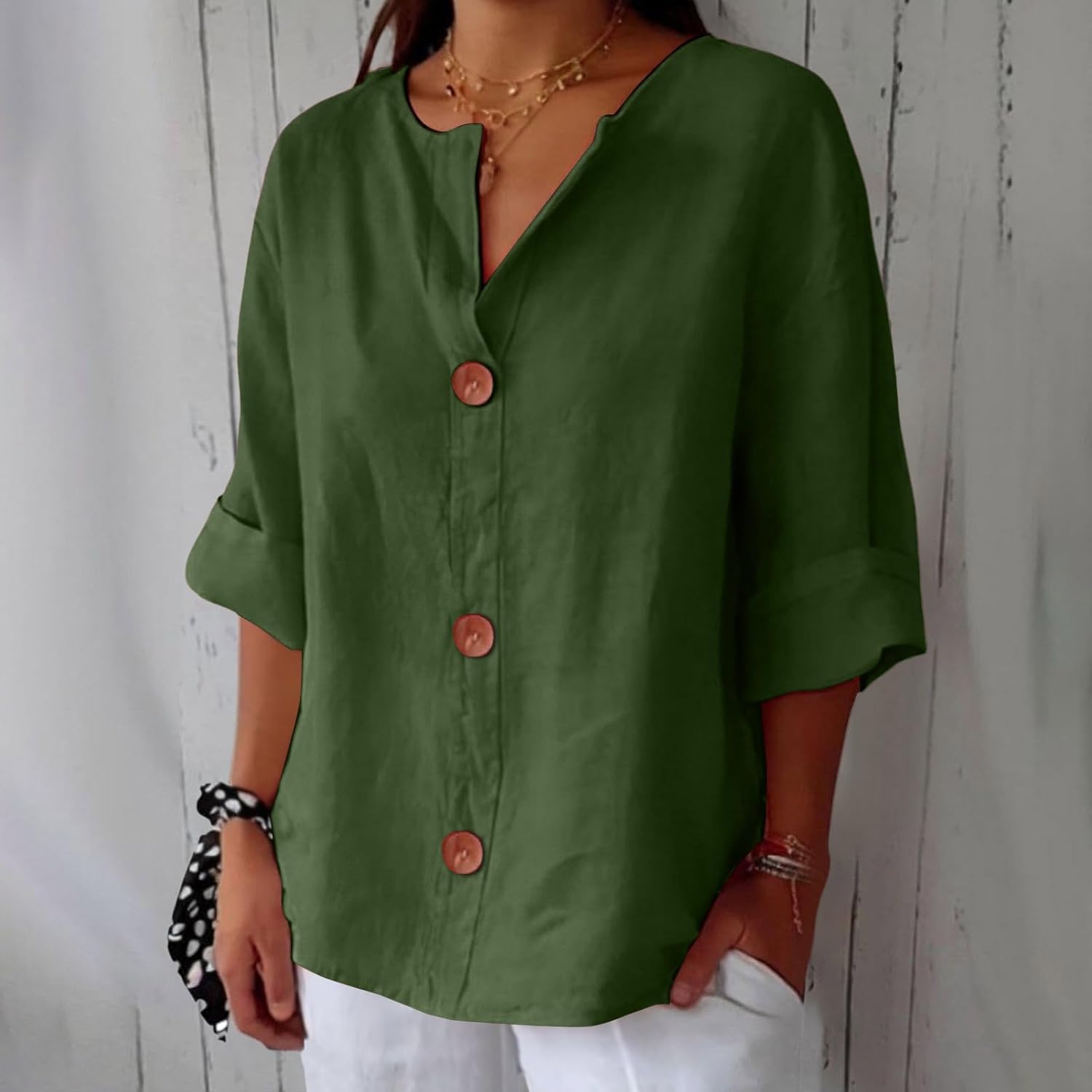 Lisa - Casual Dames Blouse - bellanza