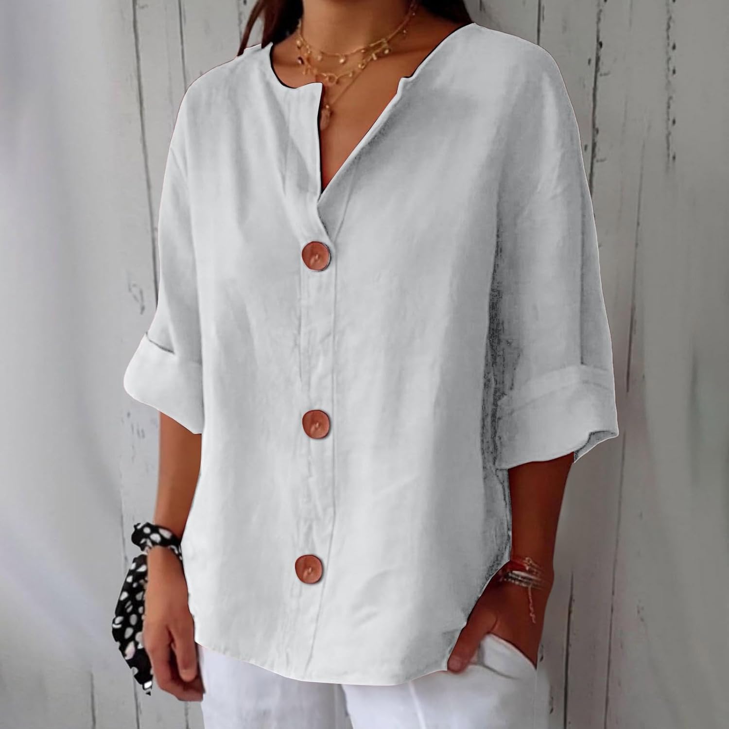 Lisa - Casual Dames Blouse - bellanza