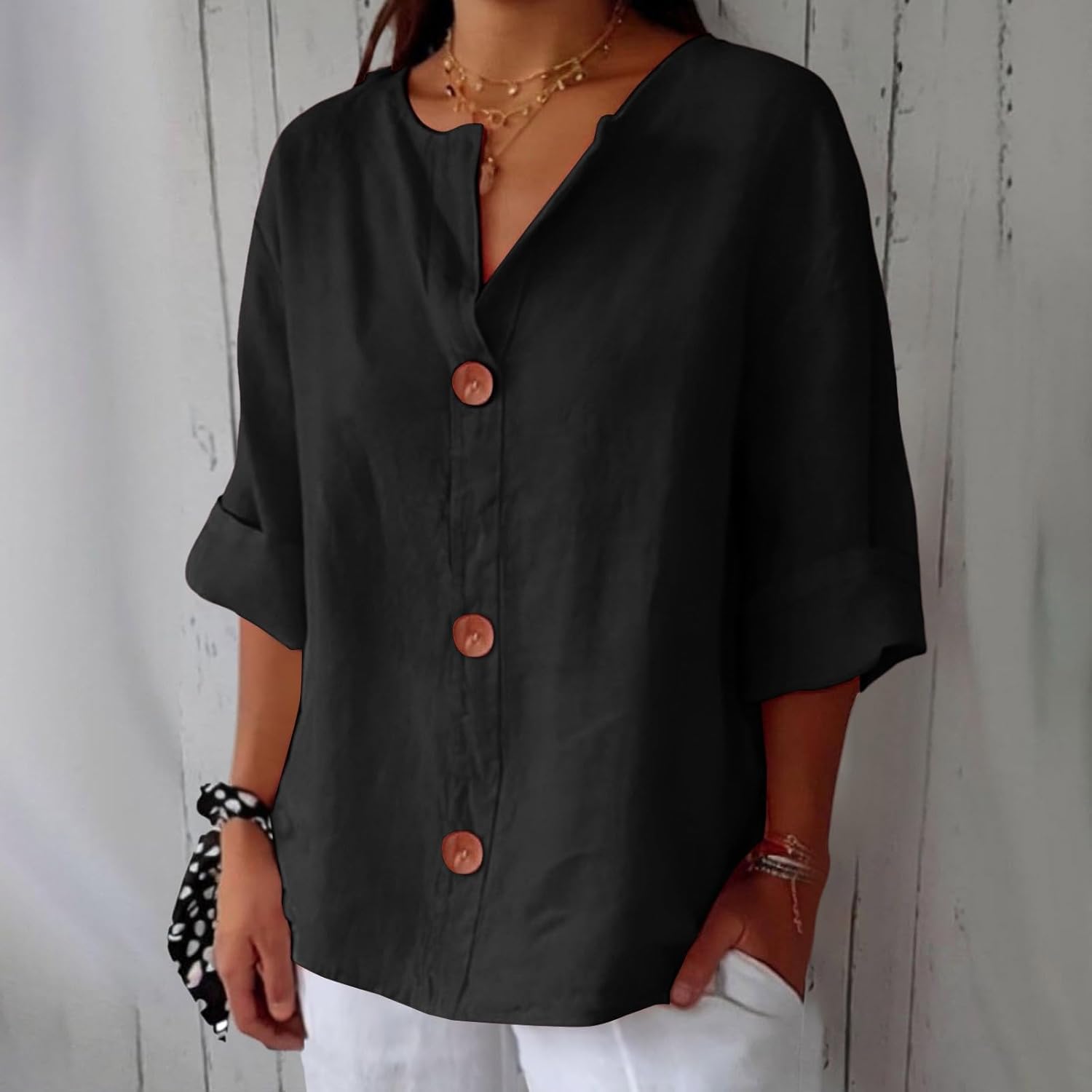 Lisa - Casual Dames Blouse - bellanza