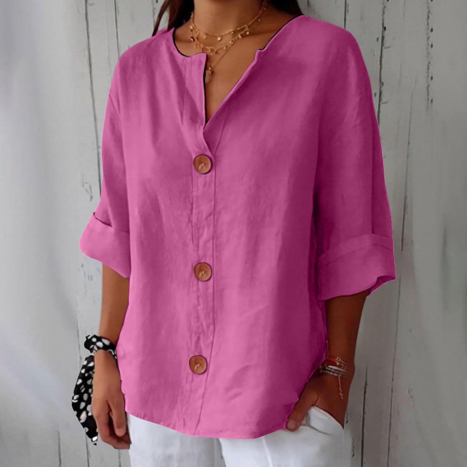 Lisa - Casual Dames Blouse - bellanza
