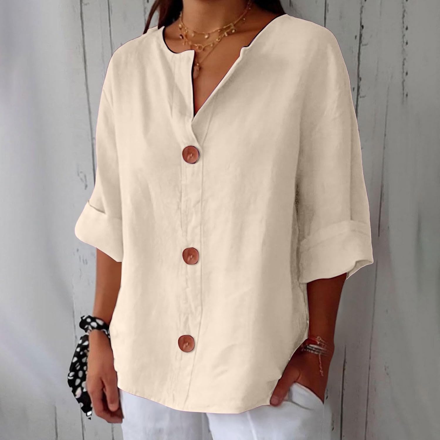 Lisa - Casual Dames Blouse - bellanza