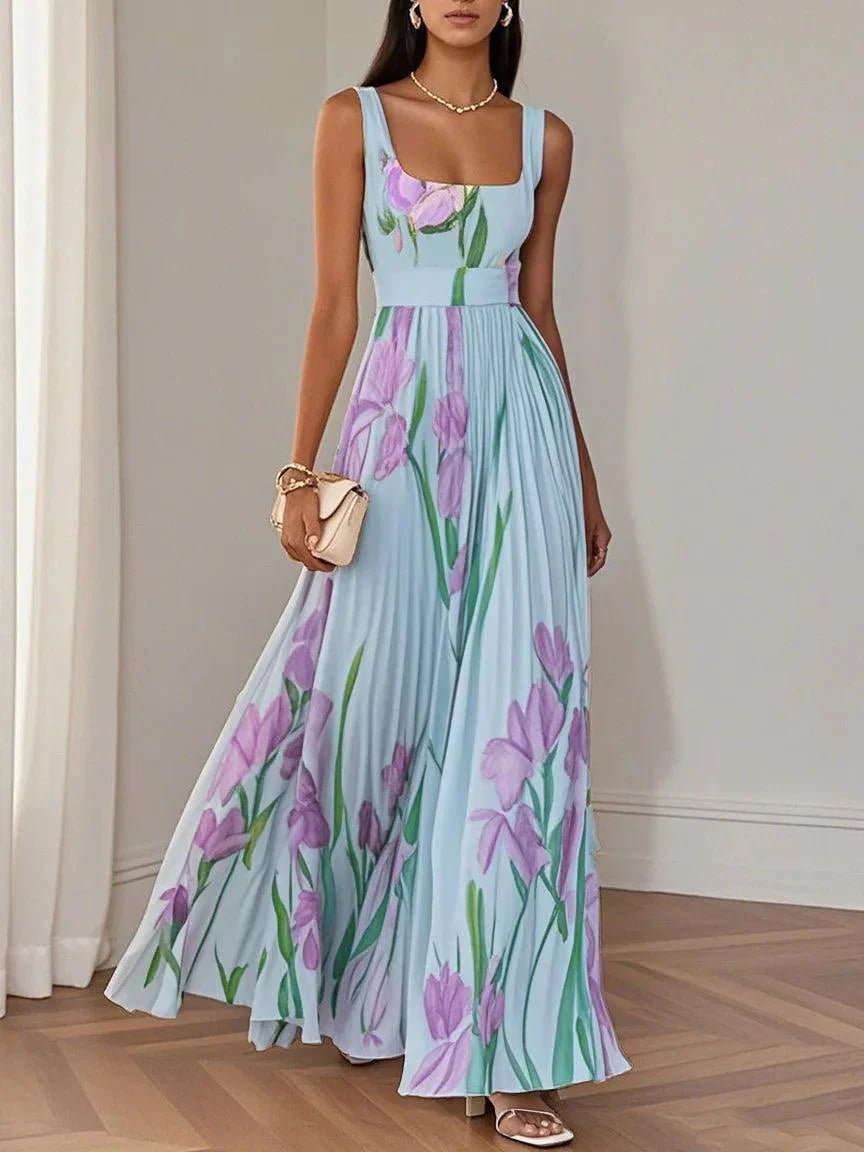 Liviana | Plissé Maxi - jurk - bellanza