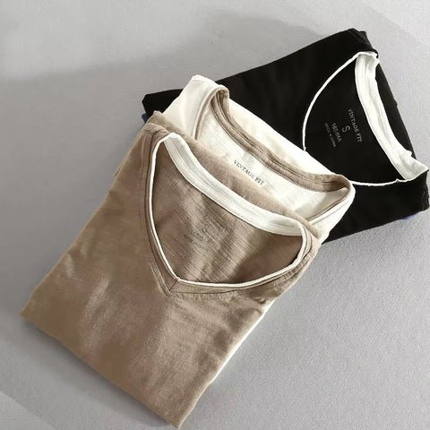Lucas™ | Katoenen shirt met lange mouwen - Bellanza