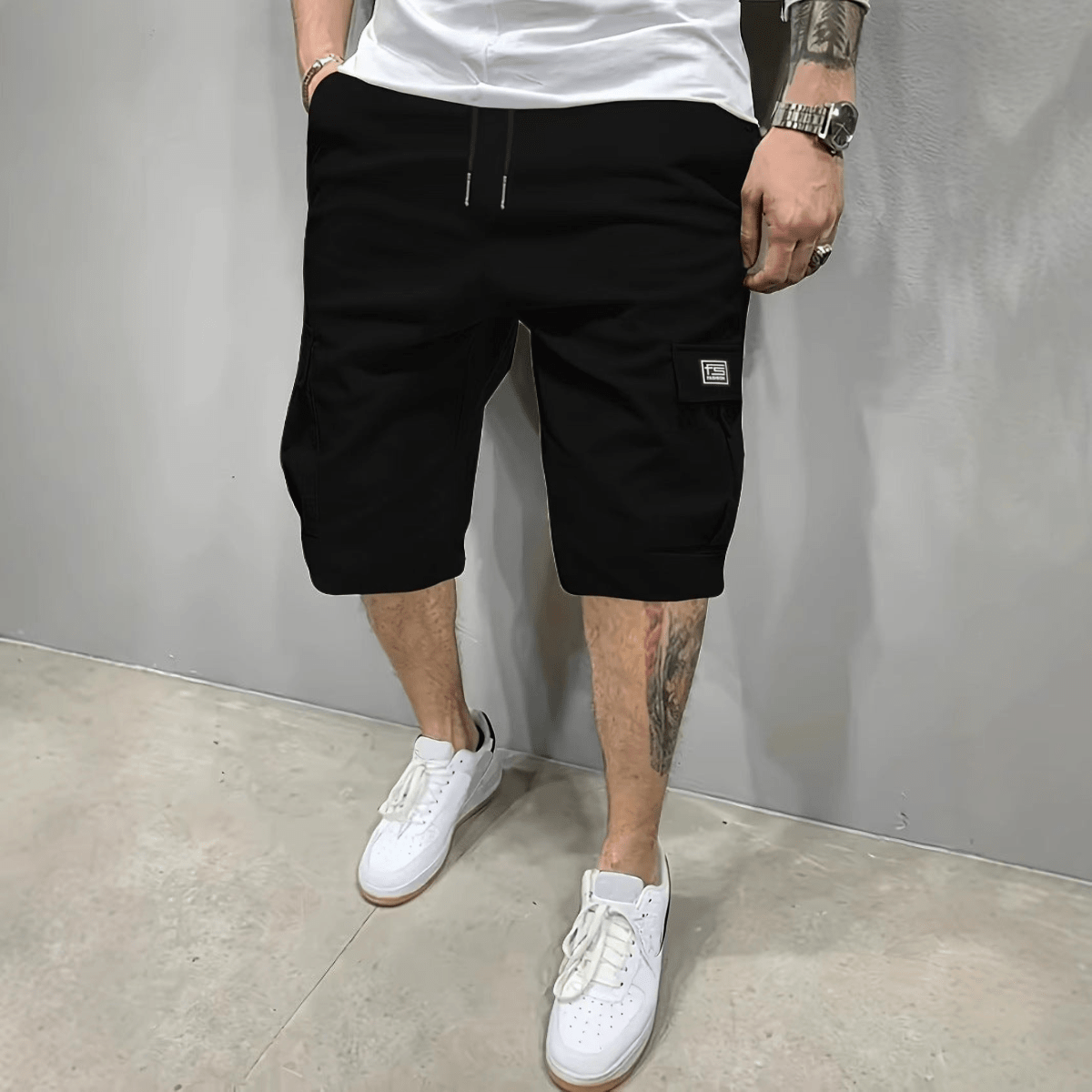 Marcus | Casual Heren Cargoshorts - Bellanza