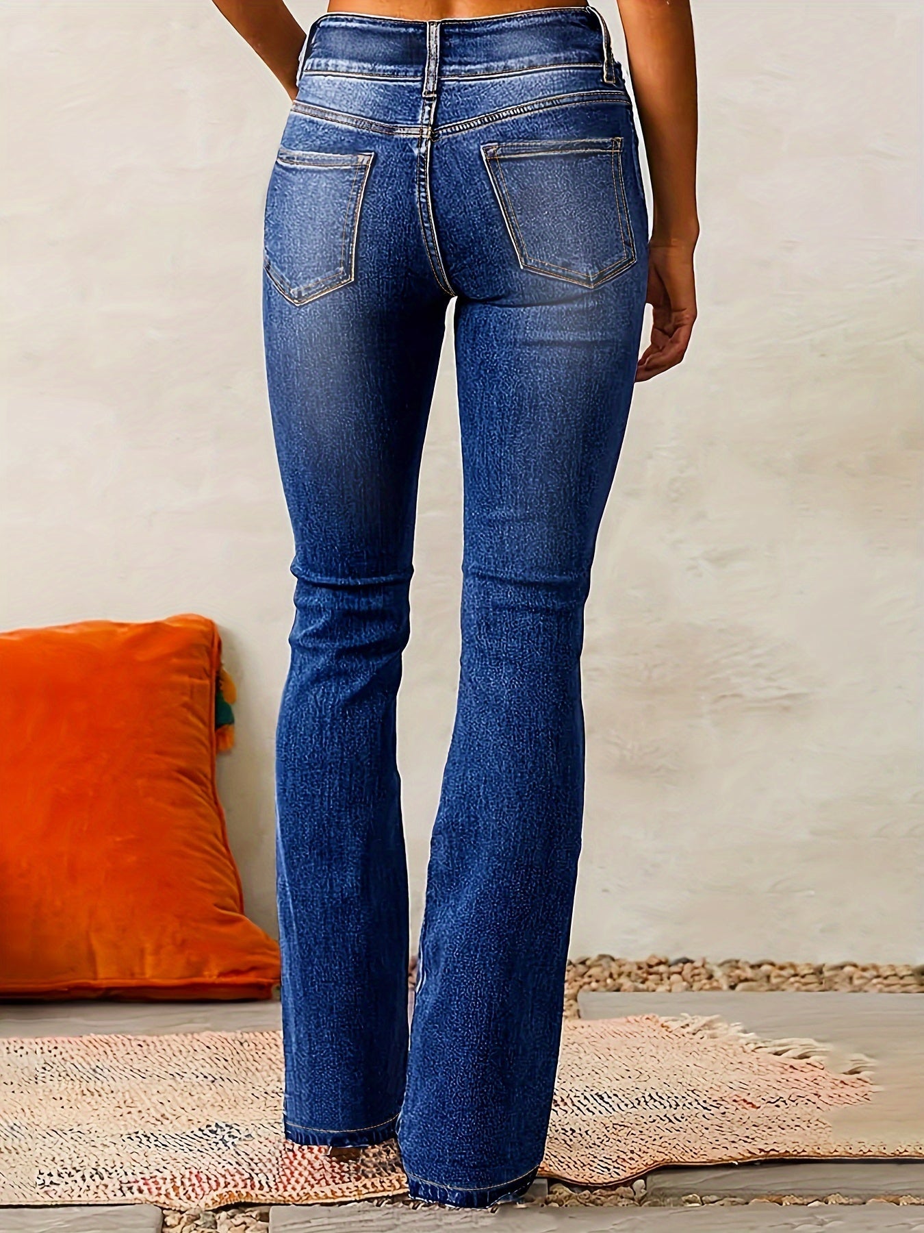 Marjolein | Trendy flared jeans met hoge taille - Bellanza