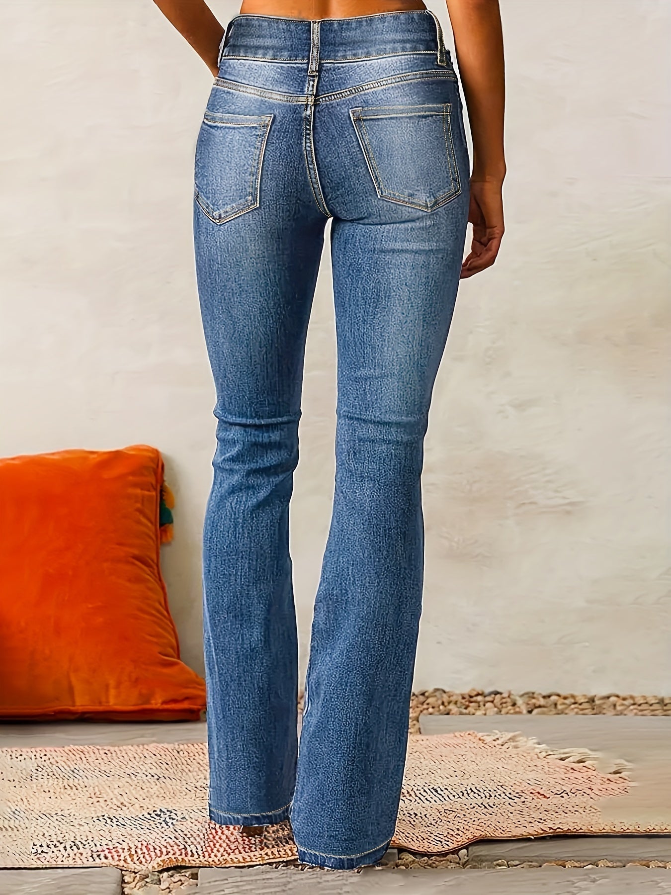 Marjolein | Trendy flared jeans met hoge taille - Bellanza