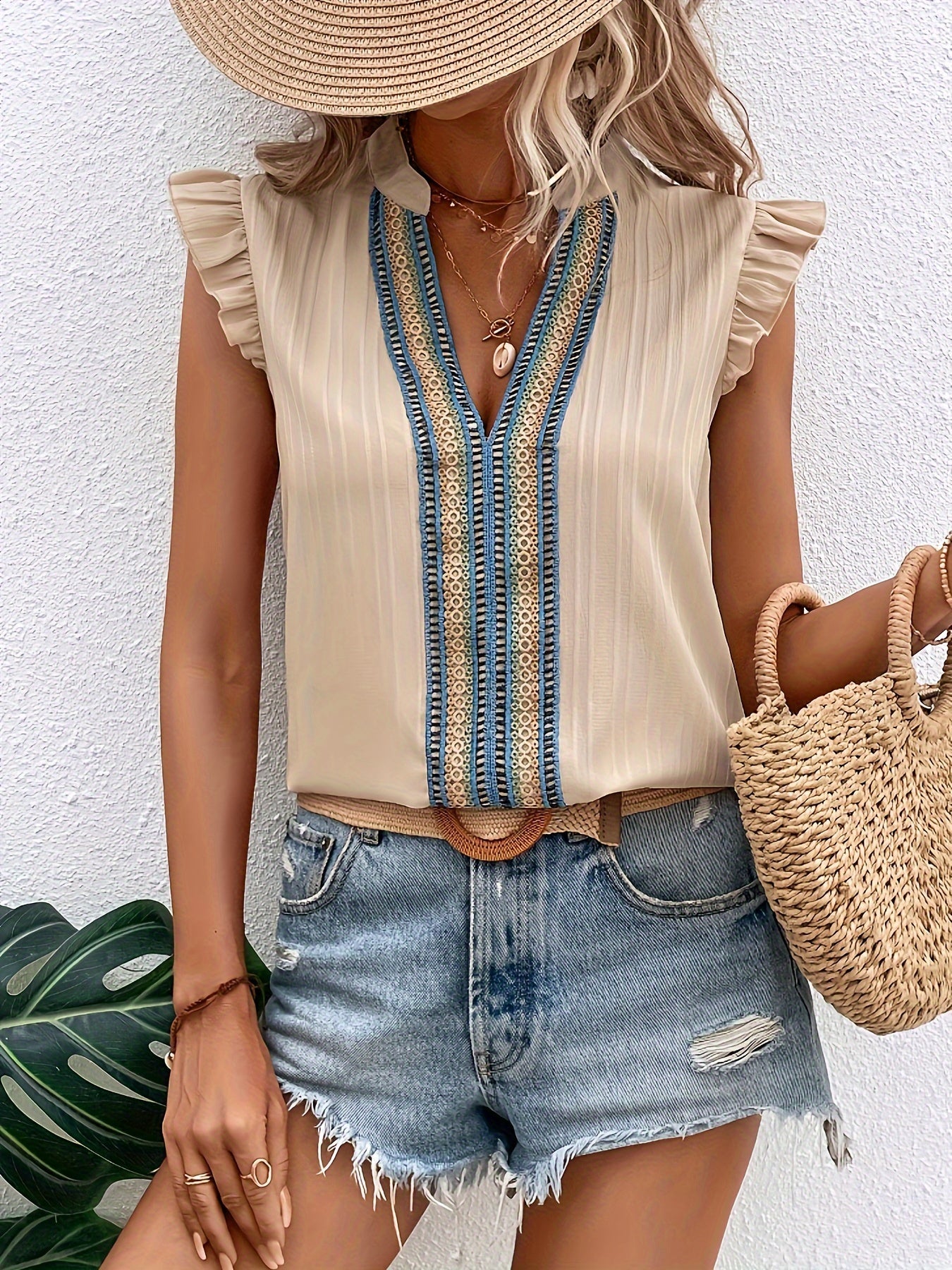 Marleen™ | Casual Dames Zomerblouse - bellanza