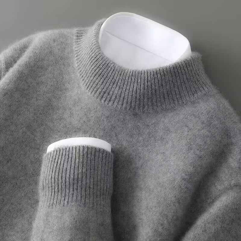Marten | Comfortabele kasjmier gebreide trui voor heren - Bellanza