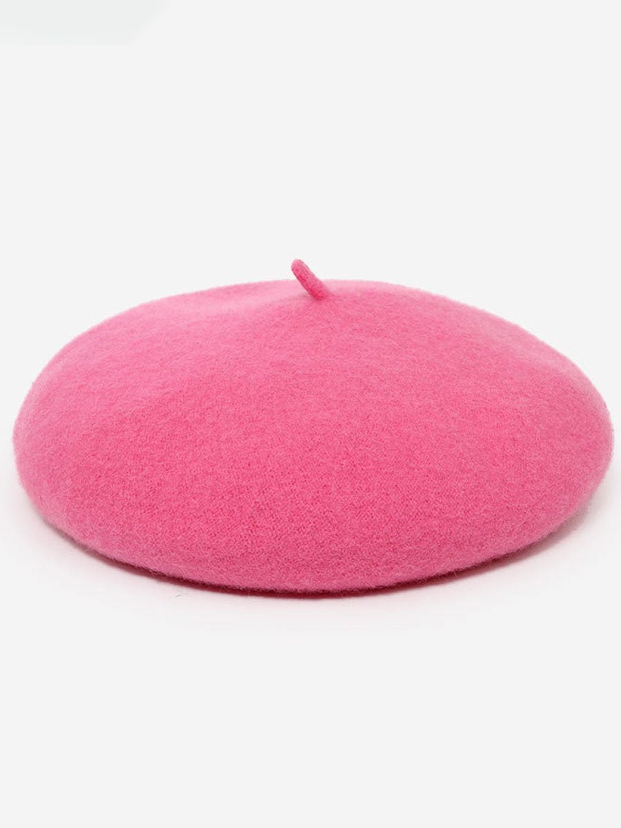 Modieuze Herfst- en Winter Retro Wol Beret Hoed - Bellanza